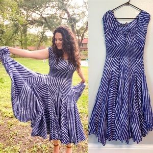 Chelsea & Theodore Tie Dye Dress